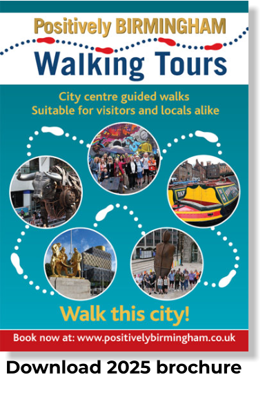 Positively Birmingham Walking Tour  brochure