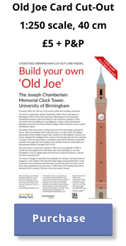Purchase   Purchase   Old Joe Card Cut-Out 1:250 scale, 40 cm £5 + P&P