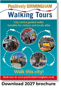 Positively Birmingham Private Walking Tour Website