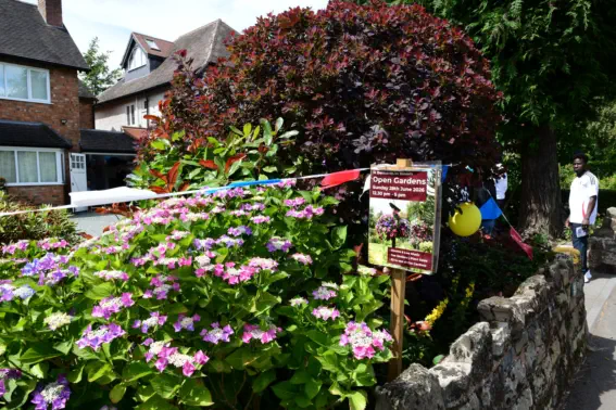St Bernards Olton Gardens Road Sign